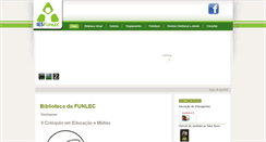 Desktop Screenshot of biblioteca.funlec.com.br